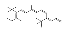 (2E,4Z,6E,8E)-3-tert-Butyl-7-methyl-9-(2,6,6-trimethyl-cyclohex-1-enyl)-nona-2,4,6,8-tetraenal Structure