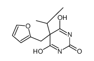 5-furfuryl-5-isopropylbarbituric acid结构式