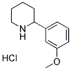 2-(3-甲氧基苯基)哌啶盐酸盐结构式
