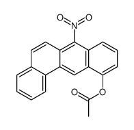 (7-nitrobenzo[a]anthracen-11-yl) acetate结构式