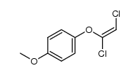 (E)-1-((1,2-dichlorovinyl)oxy)-4-methoxybenzene结构式