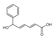 6-hydroxy-6-phenylhexa-2,4-dienoic acid Structure