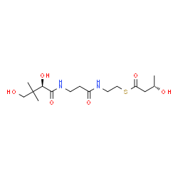 3-hydroxybutyrylpantetheine Structure