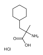 (S)-2-AMINO-3-CYCLOHEXYL-2-METHYL-PROPIONIC ACID HCL结构式