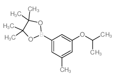 2-(3-ISOPROPOXY-5-METHYLPHENYL)-4,4,5,5-TETRAMETHYL-1,3,2-DIOXABOROLANE picture