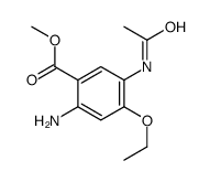 Methyl 5-acetamido-2-amino-4-ethoxybenzoate Structure