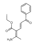 (2Z,4E)-2-amino-3-ethoxycarbonyl-6-phenylhexadien-6-one Structure