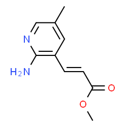 (E)-Methyl 3-(2-amino-5-methylpyridin-3-yl)-acrylate Structure