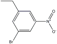 1-bromo-3-ethyl-5-nitrobenzene结构式