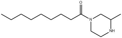 1-(3-甲基哌嗪-1-基)壬南-1-酮结构式