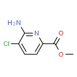 6-氨基-5-氯吡啶甲酸甲酯结构式