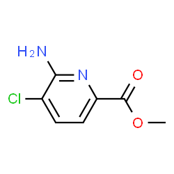 Methyl 6-amino-5-chloropicolinate structure