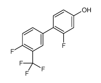 3-fluoro-4-[4-fluoro-3-(trifluoromethyl)phenyl]phenol结构式