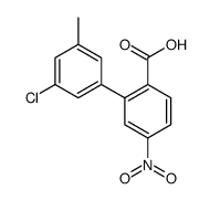2-(3-chloro-5-methylphenyl)-4-nitrobenzoic acid Structure