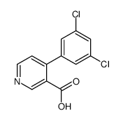 4-(3,5-dichlorophenyl)pyridine-3-carboxylic acid Structure