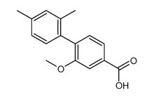 4-(2,4-dimethylphenyl)-3-methoxybenzoic acid Structure