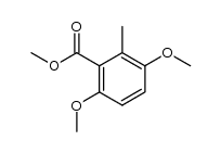 methyl 3,6-dimethoxy-2-methylbenzoate结构式