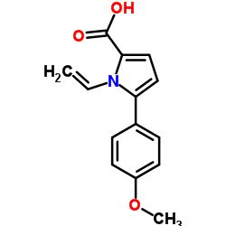 5-(4-METHOXY-PHENYL)-1-VINYL-1 H-PYRROLE-2-CARBOXYLIC ACID structure