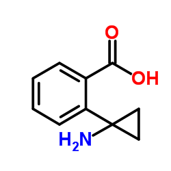 2-(1-Aminocyclopropyl)benzoic acid结构式
