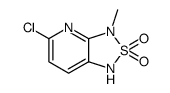 5-chloro-3-methyl-1,3-dihydro[1,2,5]thiadiazolo[3,4-b]pyridine-2,2-dioxide Structure