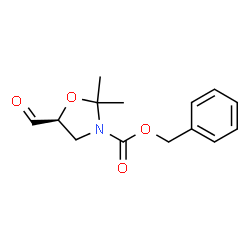 benzyl (5S)-5-formyl-2,2-dimethyl-1,3-oxazolidine-3-carboxylate Structure