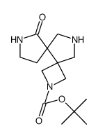 6-氧代-2,7,11-三氮杂环[3.0.4(5).3(4)]十二烷-2-羧酸叔丁酯结构式