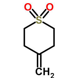 4-Methylenetetrahydro-2H-thiopyran 1,1-dioxide结构式