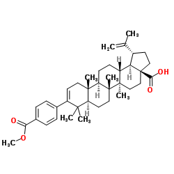 3-[4-(Methoxycarbonyl)phenyl]lupa-2,20(29)-dien-28-oic acid结构式