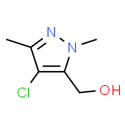 (4-chloro-1,3-diMethyl-1H-pyrazol-5-yl)Methanol Structure