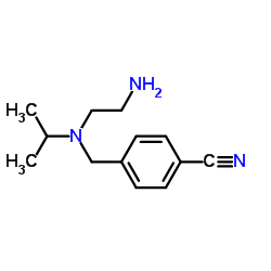 4-{[(2-Aminoethyl)(isopropyl)amino]methyl}benzonitrile Structure