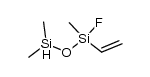 1-fluoro-1,3,3-trimethyl-1-vinyldisiloxane结构式