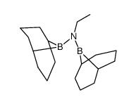 bis(9-borabicyclo{3.3.1}non-9-yl)ethylenamine Structure