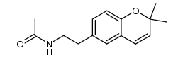 N-(2-(2,2-dimethyl-2H-chromen-6-yl)ethyl)acetamide结构式