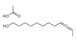 acetic acid,dodeca-9,10-dien-1-ol Structure