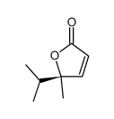 (R)-5-isopropyl-5-methylfuran-2(5H)-one Structure