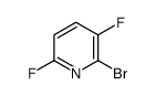 2-bromo-3,6-difluoropyridine Structure