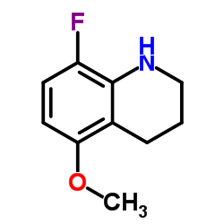 8-Fluoro-5-methoxy-1,2,3,4-tetrahydroquinoline Structure
