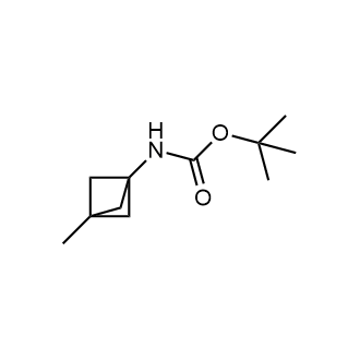 tert-Butyl (3-methylbicyclo[1.1.1]pentan-1-yl)carbamate Structure