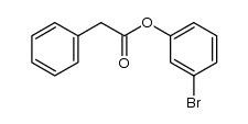 3-bromophenyl 2-phenylacetate Structure