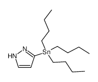 3-(tributylstannyl)-1H-pyrazole Structure