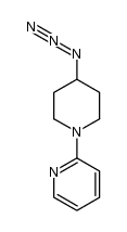 2-(4-azidopiperidin-1-yl)pyridine结构式