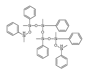 methyl-[methyl-[methyl-[methyl-[methyl(phenyl)silyl]oxy-phenylsilyl]oxy-phenylsilyl]oxy-phenylsilyl]oxy-[methyl(phenyl)silyl]oxy-phenylsilane结构式