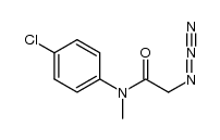 2-azido-N-(4-chlorophenyl)-N-methylacetamide结构式