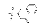 N-allyl-N-benzylmethanesulfonamide结构式