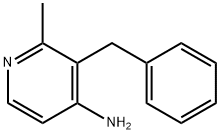 4-Pyridinamine, 2-methyl-3-(phenylmethyl)- Structure