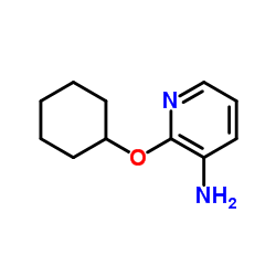 2-(Cyclohexyloxy)-3-pyridinamine结构式