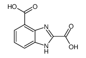 1(3)H-benzimidazole-2,4-dicarboxylic acid Structure