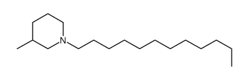 1-dodecyl-3-methylpiperidine Structure