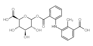 3-Carboxy Mefenamic Acid Acyl-b-D-glucuronide结构式