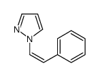 1-(2-phenylethenyl)pyrazole Structure